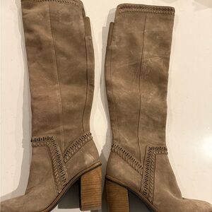 Vince Camuto Taupe Heeled Boots